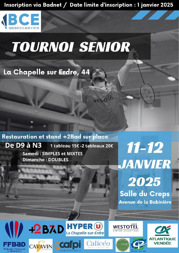 PL44-BCE-Tournoi SenioR de La Chapelle sur ErdrePL44-BCE-Tournoi SenioR de La Chapelle sur Erdre